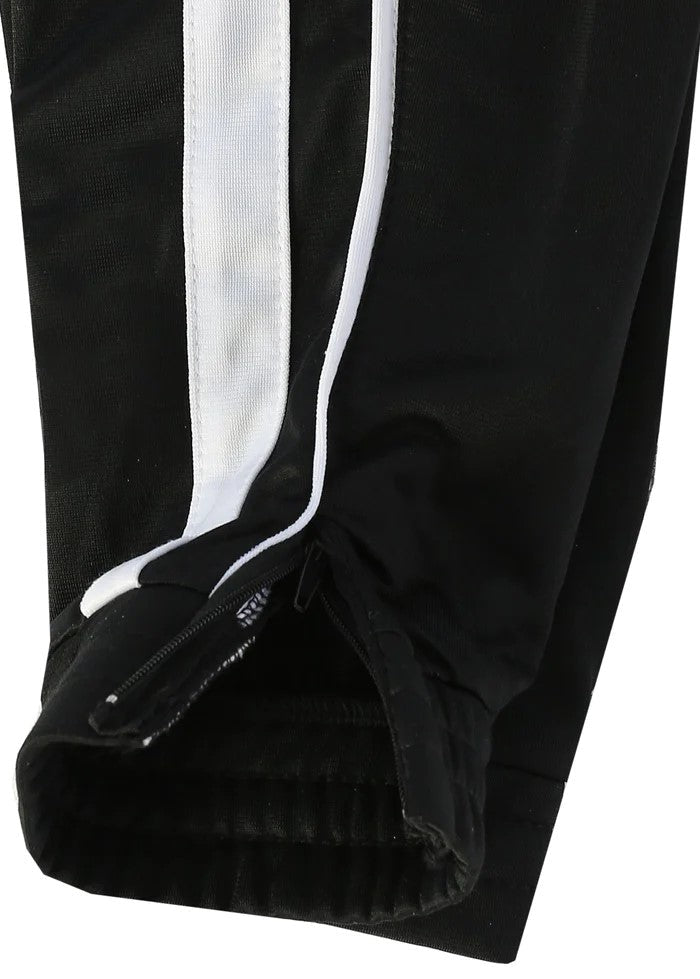 TP-963 MEN'S ATHLETIC TRACK PANTS WITH RIBBED ZIPPER ANKLE CUFF