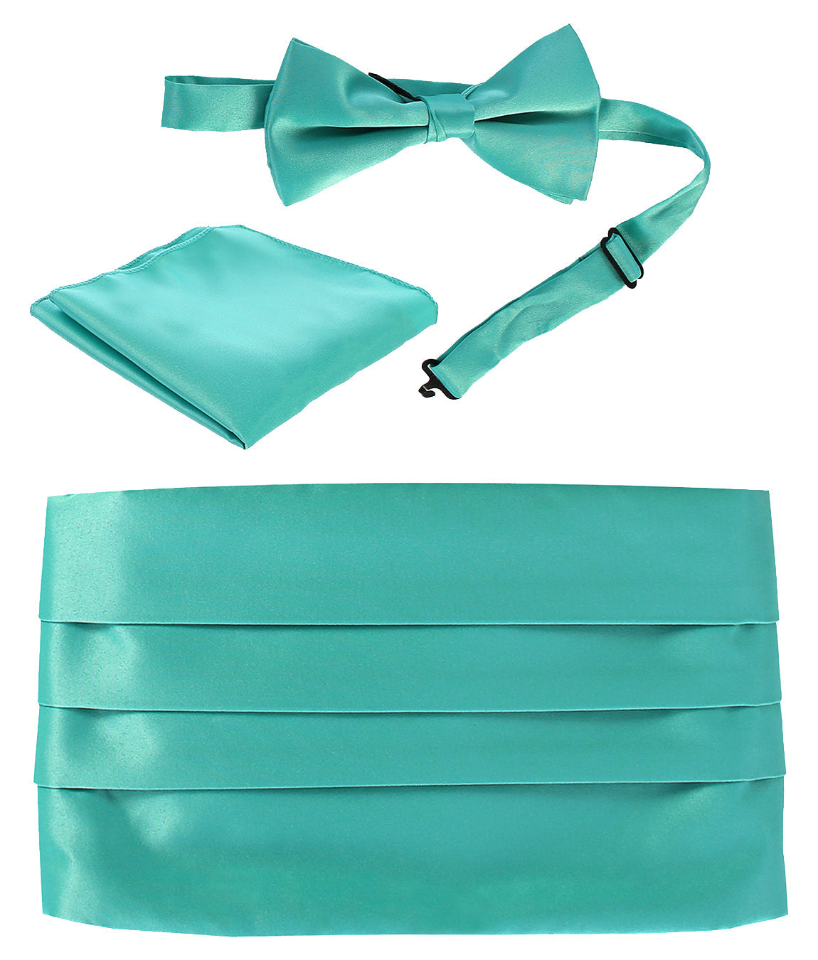 CM-83 BOY'S 4-18Adjustable Satin Cummerbund 3 PC Set - 13 COLORS - SIZE 4-18