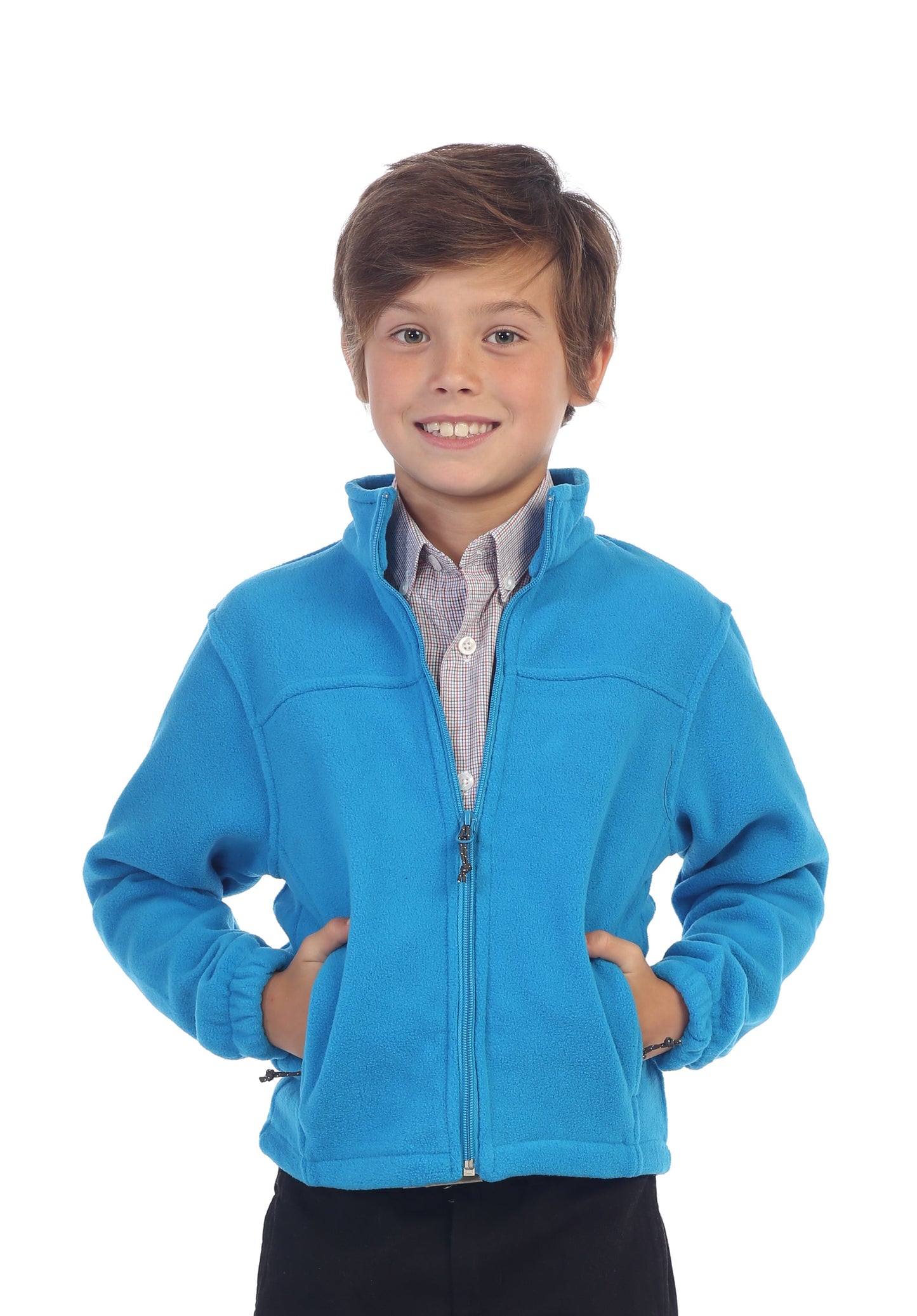 FS-801 Full Zip Polar Fleece Jacket - 10 Colors - Size 4-18