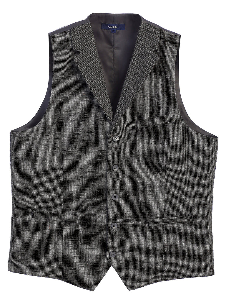 VS-952 MEN'S 5 BUTTON TAILORED COLLAR FORMAL SUIT VEST PART-A