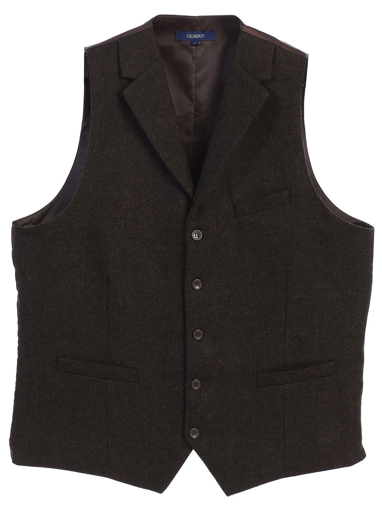 VS-952 MEN'S 5 BUTTON TAILORED COLLAR FORMAL SUIT VEST PART-B