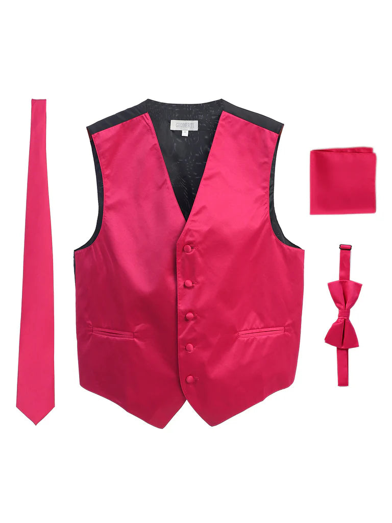 VSM4-MEN'S 4 PC VEST SET