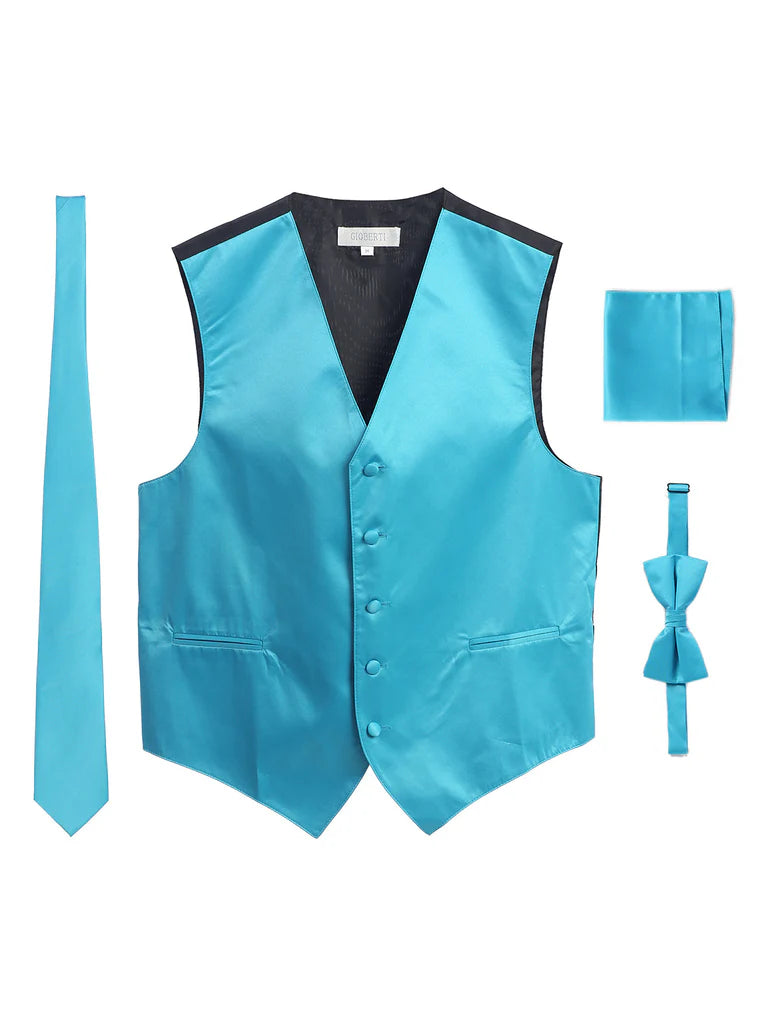 VSM4-MEN'S 4 PC VEST SET