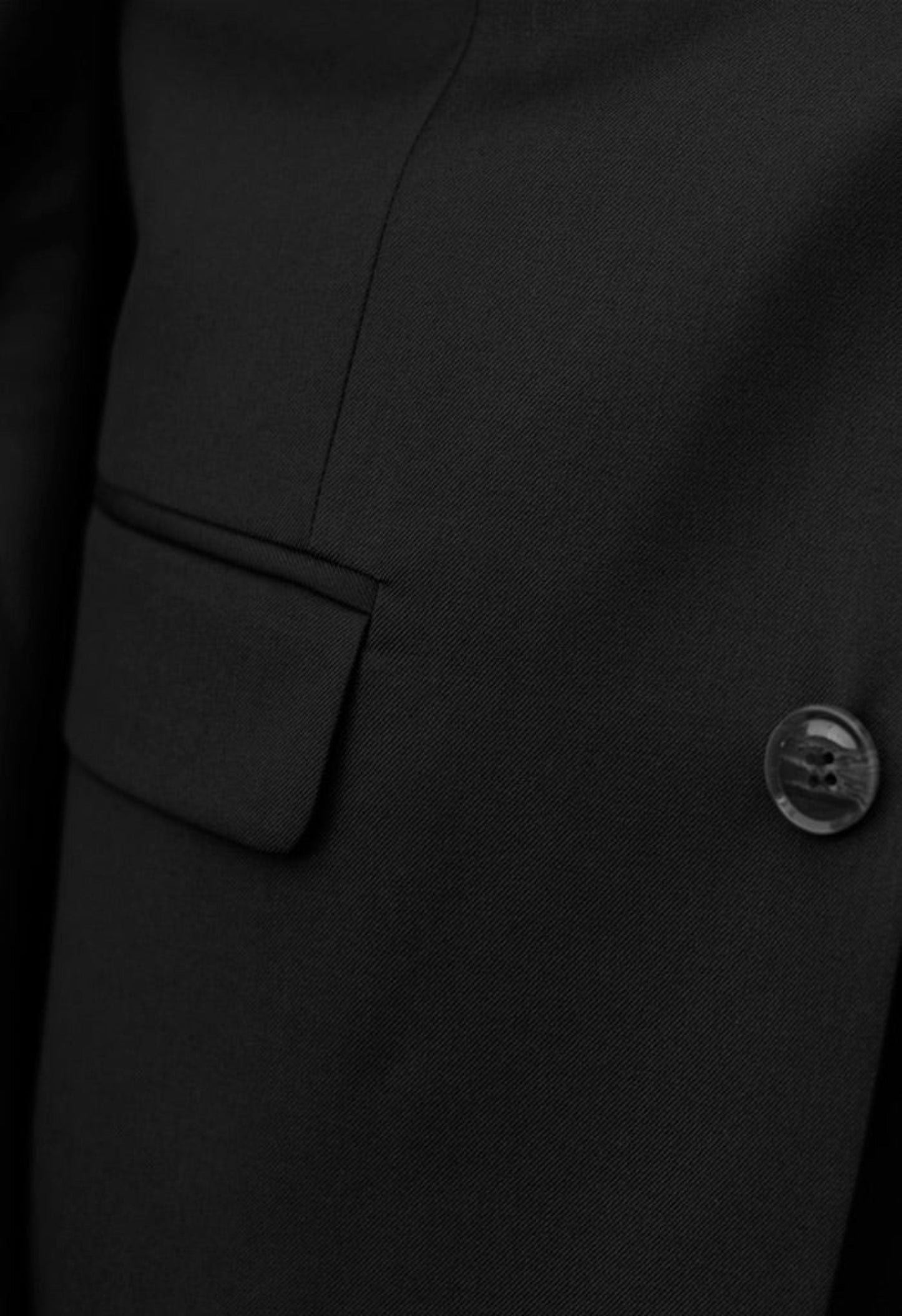 Men's ST-7 Black Suit Slim Fit (2 PCS)