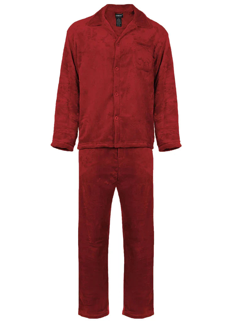 PJS-93 Men's 2pc Super Soft Plush Pajama Set