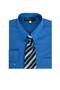 S-858 Boys formal dress shirt with striped tie IN 6 COLORS (BURGUNDY-LIGHT AQUA-SALMON-OLIVE-LIGHT YELLOW-ROYAL BLUE) SIZE 2-20