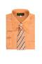 S-858 Boys formal dress shirt with striped tie IN 6 COLORS (BURGUNDY-LIGHT AQUA-SALMON-OLIVE-LIGHT YELLOW-ROYAL BLUE) SIZE 2-20