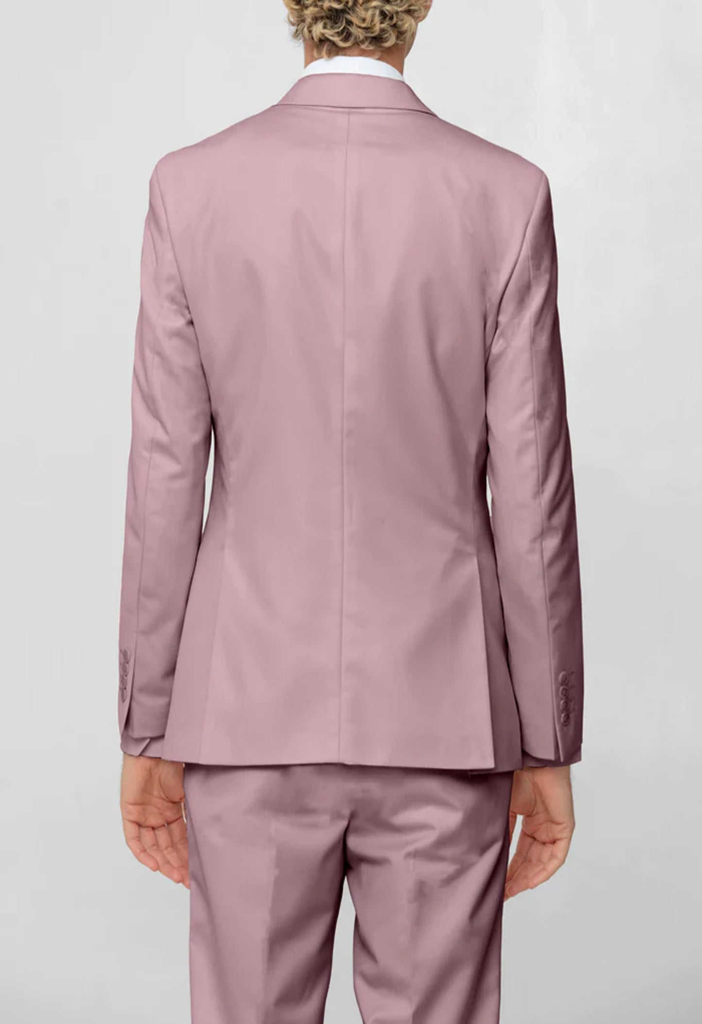 Men's Rose Notched Lapel Suit Slim Fit (2 PCS)