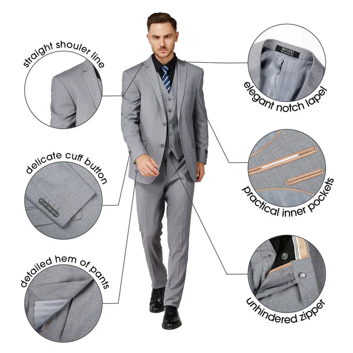 MEN 3 PCS SLIM FIT SUIT