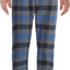 Men's Yarn Dye Brushed Flannel Pajama Pants, Elastic Waist