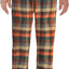 Men's Yarn Dye Brushed Flannel Pajama Pants, Elastic Waist