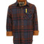 BOY'S SINGLE POCKET FLANNEL SHIRT WITH CORDUROY CONTRAST