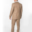 1270-BROWN-CHECKER-3PC-SLIM SIZE 34S-46S & 34R-56R & 38L-56L
