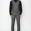 1318-GRAY-CHECKER-3PC-SLIM SIZE 34S-46S & 34R-56R & 38L-56L