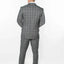 1500-CHECKER-GRAY-3PC-SLIM SIZE 34S-46S & 34R-56L & 38L-56L