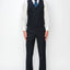 1502-BLACK-CHECKER-3PC-SLIM SIZE 34S-46S & 34R-56R & 38L-56L