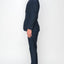 1502-INDGO-CHECKER-3PC-SLIM SIZE 34S-46S & 34R-56R & 38L-56L