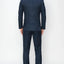 1502-INDGO-CHECKER-3PC-SLIM SIZE 34S-46S & 34R-56R & 38L-56L