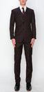 1521-DARK-BURG-3PC-SLIM SIZE 34S-46S & 34R-56R & 38L-56L
