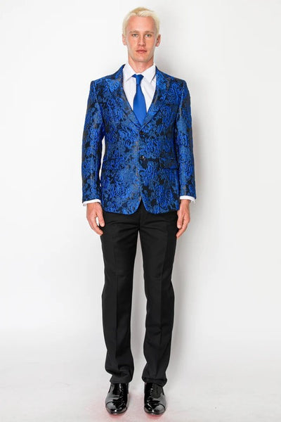 2170-BLAZER-SHINY-BLUE-SIZE 34-56