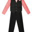 V-1688-STRIPED-10 COLORS-SIZE 16-20
