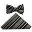 BOYS STRIPED BOWTIE-8 COLORS-SIZE 2-7