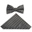 BOYS STRIPED BOWTIE-8 COLORS-SIZE 2-7