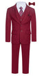 ST-6-BURGUNDY-7 PC-SLIM-SIZE 1-6