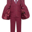 ST-6-BURGUNDY-7 PC-SLIM-SIZE 1-6