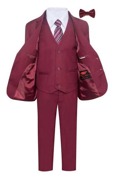 ST-6-BURGUNDY-7 PC-SLIM-SIZE 7-12