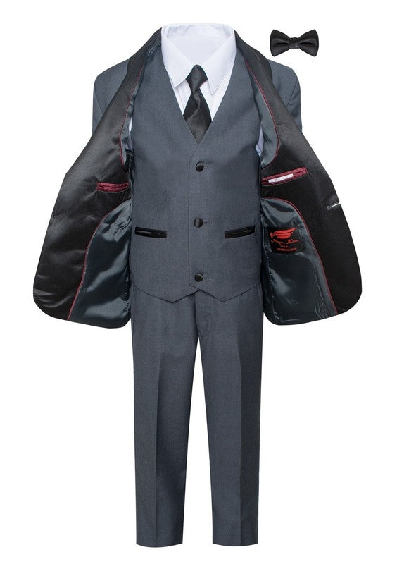 TX-1026-CHARCOAL-7 PC-SLIM-SIZE 1-6