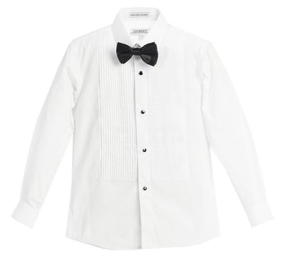 DS-85T-TUX-WHITE-Regular Collar-SIZE 8-18