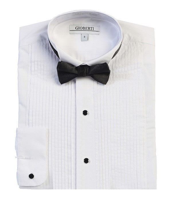 DS-85TW-TUX-Wing Tip Collar-WHITE-SIZE 5-7