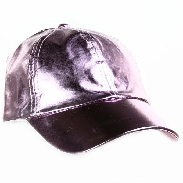 LIMITED TOO Metallic Pleather Cap Pack of 3