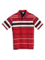 PS-932 Men's Striped Polo Shirt w/ Pocket