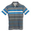 PS-932 Men's Striped Polo Shirt w/ Pocket