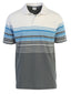 PS-931Men's Striped Polo Shirt