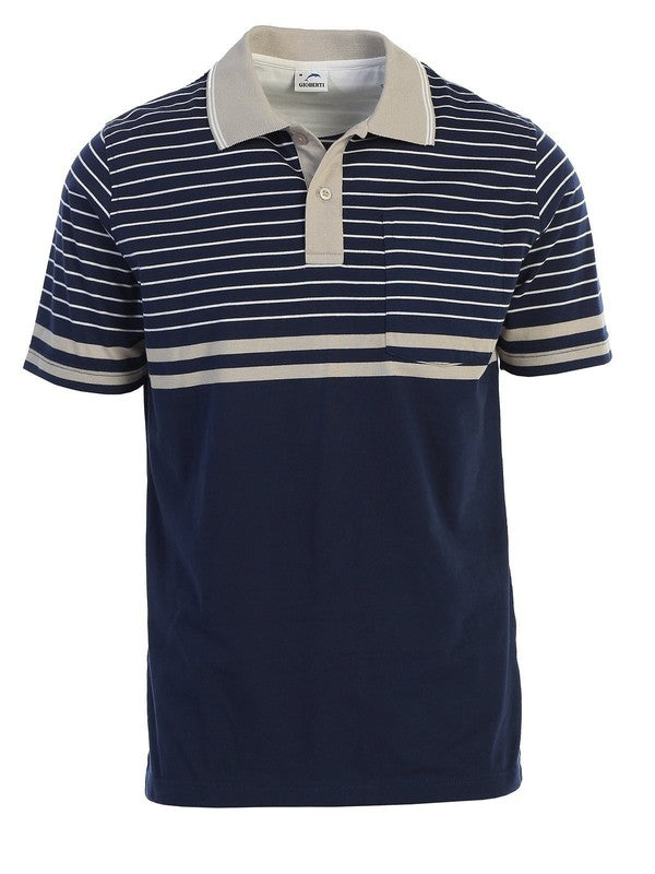 PS-9327 Men's Double Striped Shirt