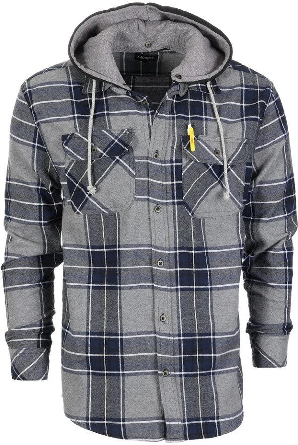 LS-92H-CHECKER-15 COLORS-SIZE S-3XL