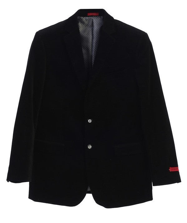 BLZ-97-Men's Velvet Blazer