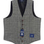 VS-951-Men's Graph/Plaid Tweed Vest