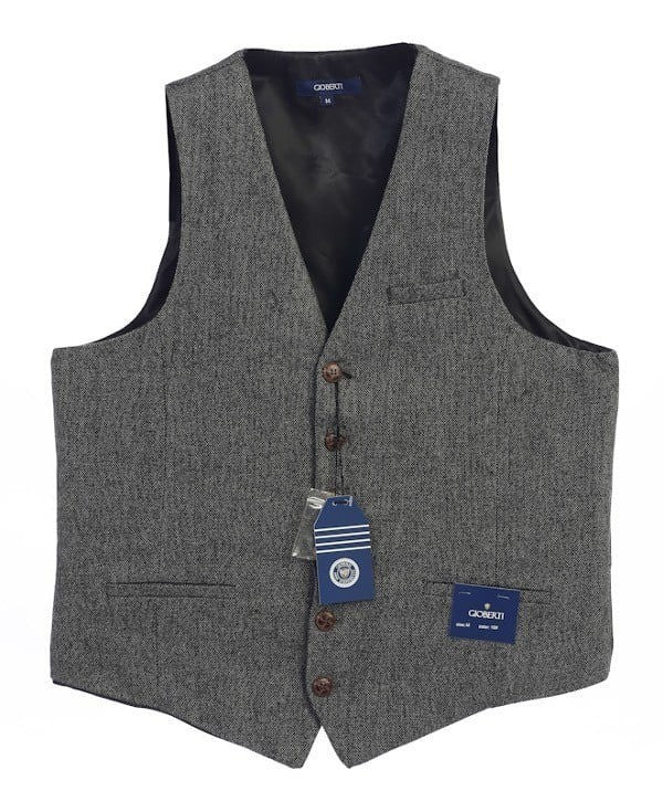 VS-951-Men's Graph/Plaid Tweed Vest