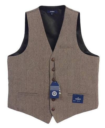 VS-951-Men's Graph/Plaid Tweed Vest