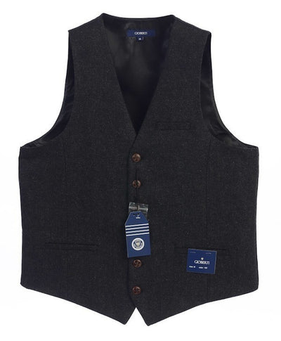 VS-951Men's Herringbone/Barleycorn Tweed Vest