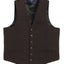 VS-951-Men's Herringbone/Barleycorn Tweed Vest