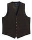 VS-951-Men's Herringbone/Barleycorn Tweed Vest