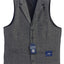 VS-952-Men's 5 Button Tailored Collar Tweed Vest