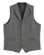 VS-952-Men's 5 Button Tailored Collar Tweed Vest