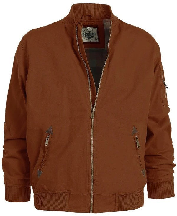 CJ-93-Men's Twill Bomber Jacket