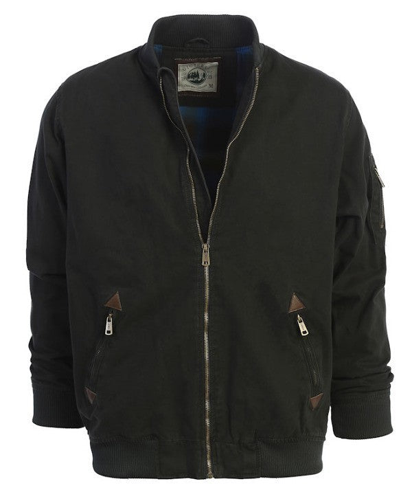 CJ-93-Men's Twill Bomber Jacket